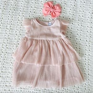 ✨ Blush Pink Dress 6-12 months ✨